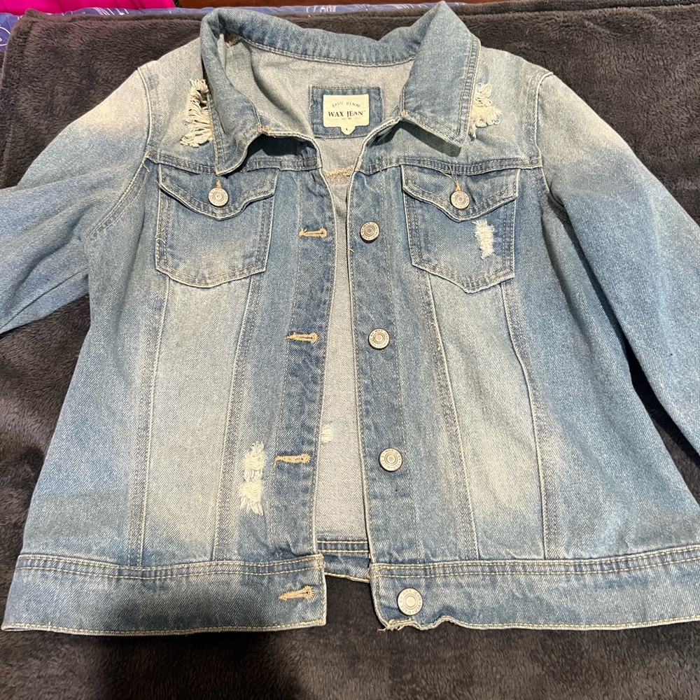 Jean jacket size L